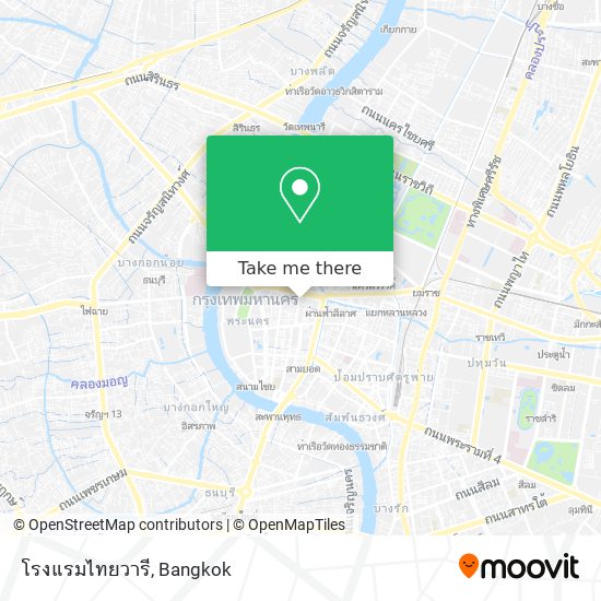 โรงแรมไทยวารี map