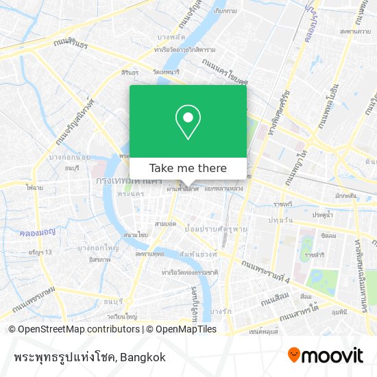 พระพุทธรูปแห่งโชค map