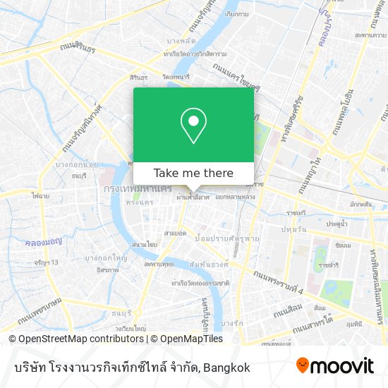 บริษัท โรงงานวรกิจเท็กซ์ไทล์ จำกัด map