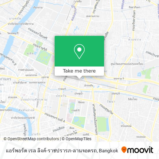 แอร์พอร์ต เรล ลิงค์-ราชปรารภ-ลานจอดรถ map