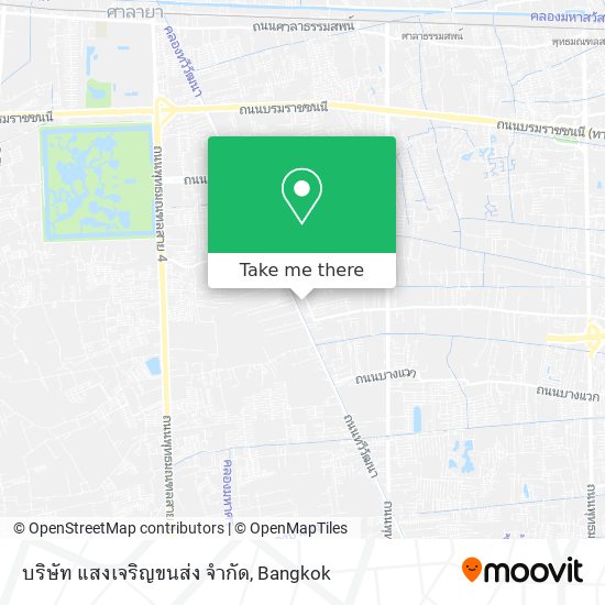 บริษัท แสงเจริญขนส่ง จำกัด map