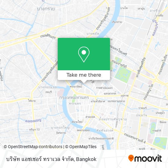 บริษัท แอชเชอร์ ทราเวล จำกัด map