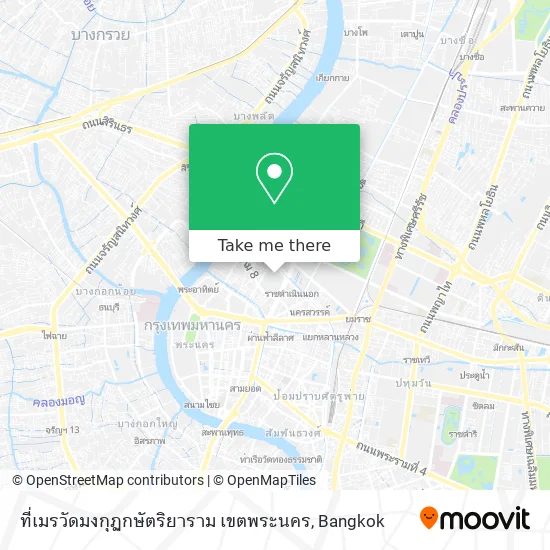 ที่เมรวัดมงกุฏกษัตริยาราม เขตพระนคร map