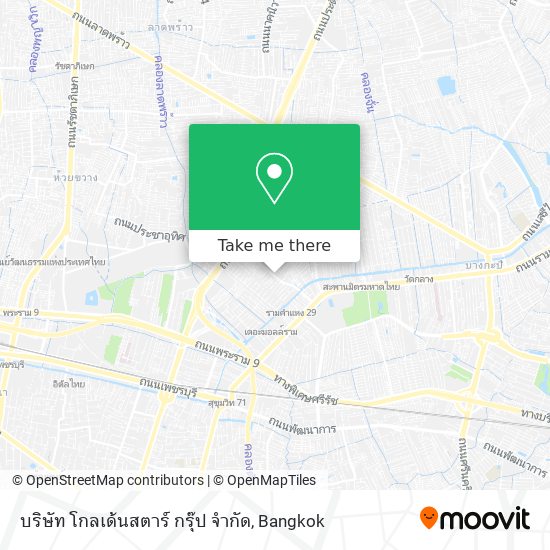 บริษัท โกลเด้นสตาร์ กรุ๊ป จำกัด map