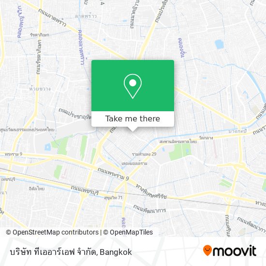 บริษัท ทีเออาร์เอฟ จำกัด map