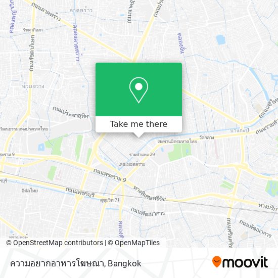 ความอยากอาหารโฆษณา map