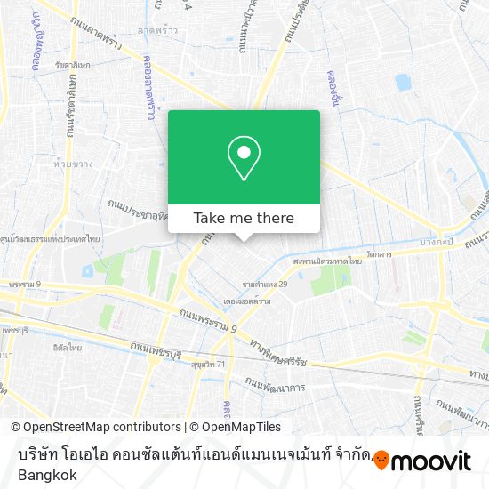 บริษัท โอเอไอ คอนซัลแต้นท์แอนด์แมนเนจเม้นท์ จำกัด map