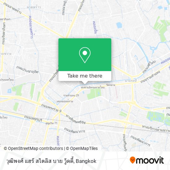 วุฒิพงศ์ แฮร์ สไตลิส บาย วู้ดดี้ map
