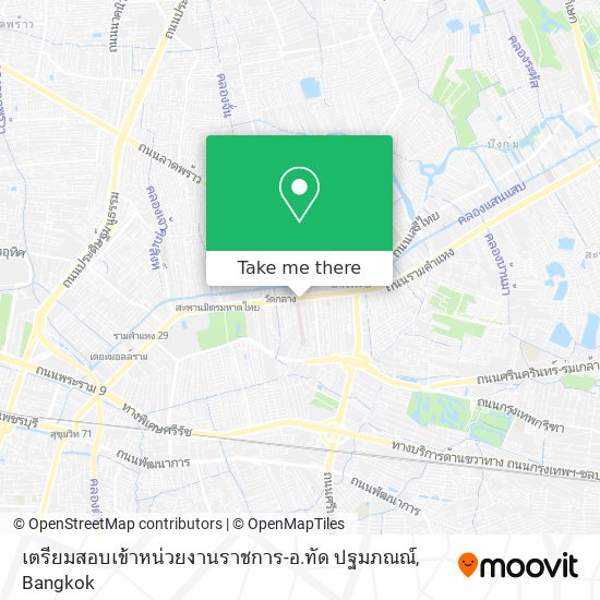 เตรียมสอบเข้าหน่วยงานราชการ-อ.ทัด ปฐมภณณ์ map