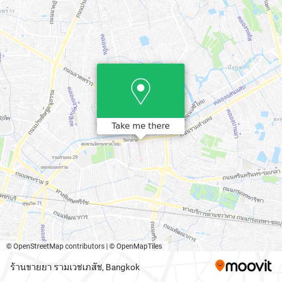 ร้านขายยา รามเวชเภสัช map