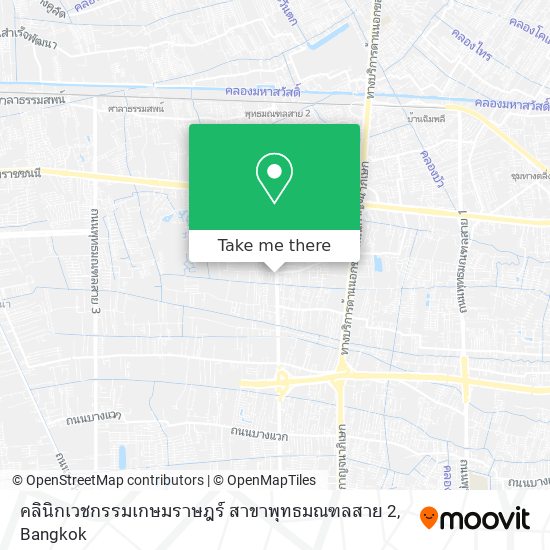 คลินิกเวชกรรมเกษมราษฎร์ สาขาพุทธมณฑลสาย 2 map