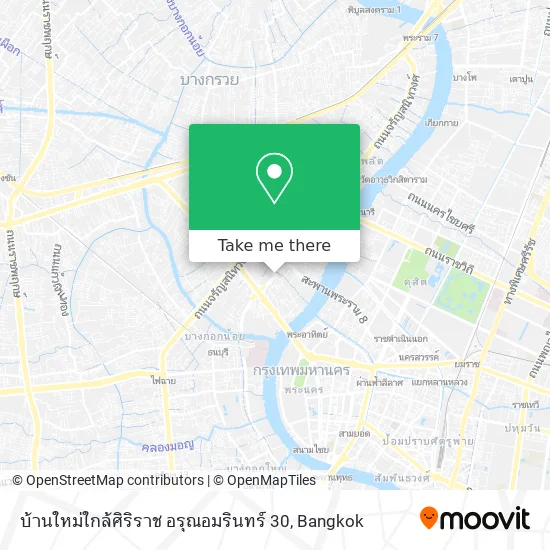 บ้านใหม่ใกล้ศิริราช อรุณอมรินทร์ 30 map
