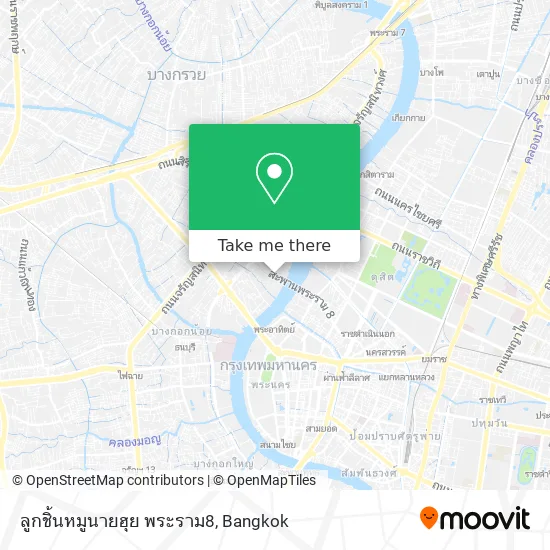 ลูกชิ้นหมูนายฮุย พระราม8 map