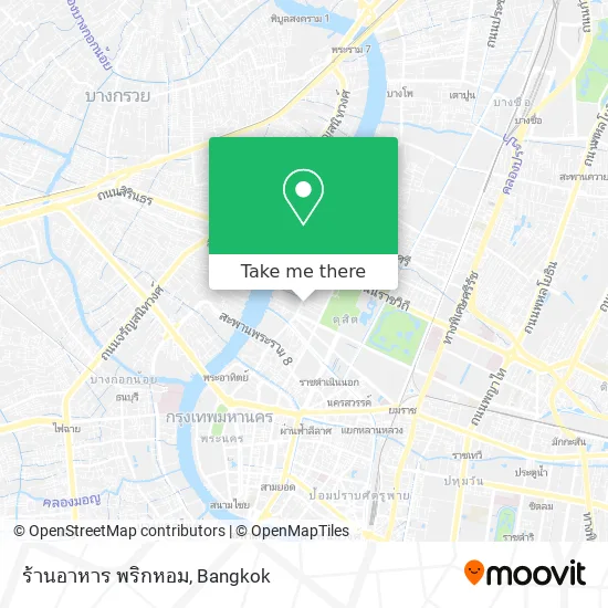 ร้านอาหาร พริกหอม map