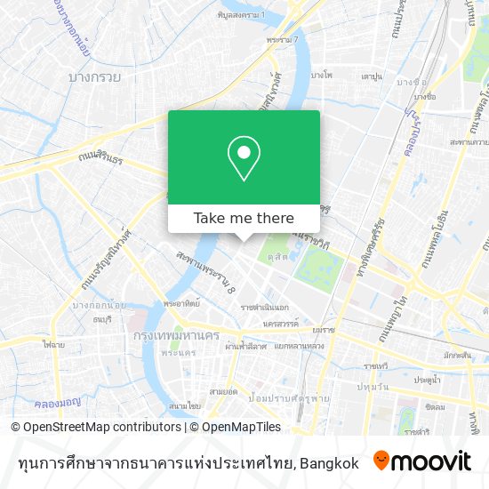 ทุนการศึกษาจากธนาคารแห่งประเทศไทย map