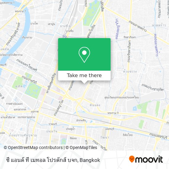 ซี แอนด์ ที เมทอล โปรดักส์ บจก map