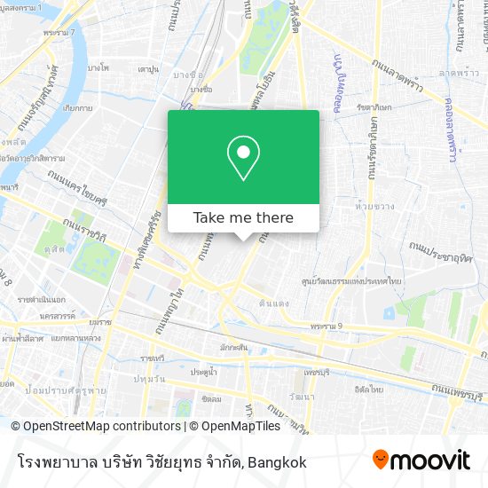 โรงพยาบาล บริษัท วิชัยยุทธ จำกัด map