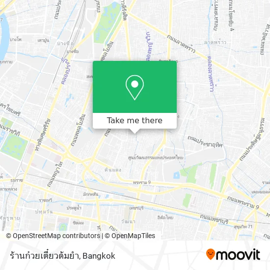 ร้านก๋วยเตี๋ยวต้มยำ map