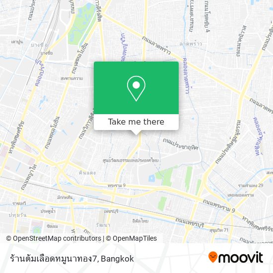 ร้านต้มเลือดหมูนาทอง7 map