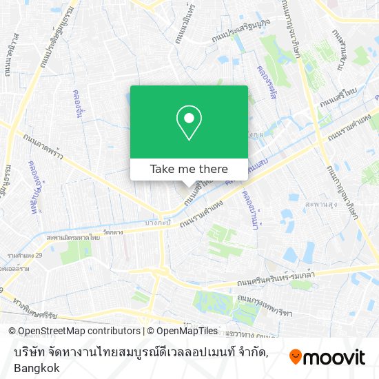 บริษัท จัดหางานไทยสมบูรณ์ดีเวลลอปเมนท์ จำกัด map