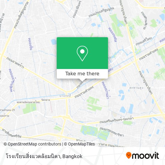 โรงเรียนสิ่งแวดล้อมนิดา map