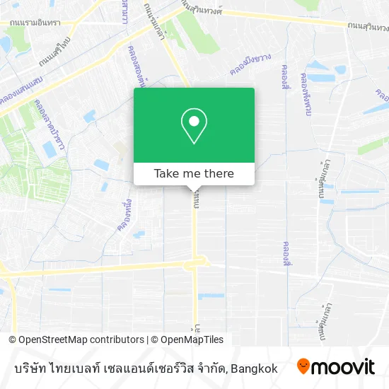 บริษัท ไทยเบลท์ เซลแอนด์เซอร์วิส จำกัด map