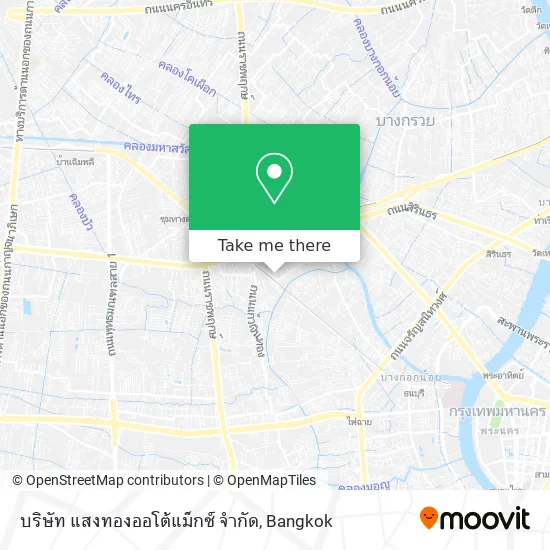 บริษัท แสงทองออโต้แม็กซ์ จำกัด map