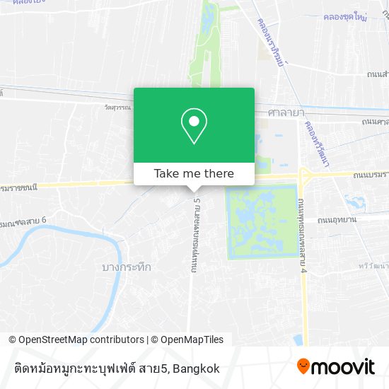 ติดหม้อหมูกะทะบุฟเฟ่ต์ สาย5 map