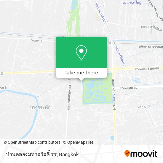 บ้านคลองมหาสวัสดิ์ รร map