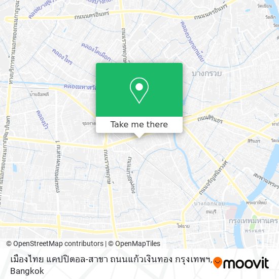 เมืองไทย แคปปิตอล-สาขา ถนนแก้วเงินทอง กรุงเทพฯ map