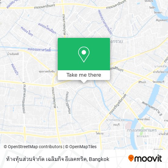 ห้างหุ้นส่วนจำกัด เฉลิมกิจ อีเลคทริค map