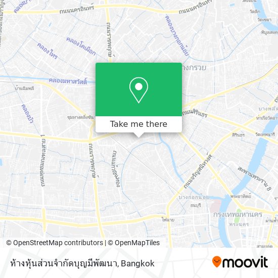 ห้างหุ้นส่วนจำกัดบุญมีพัฒนา map