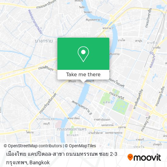 เมืองไทย แคปปิตอล-สาขา ถนนมหรรณพ ซอย 2-3 กรุงเทพฯ map