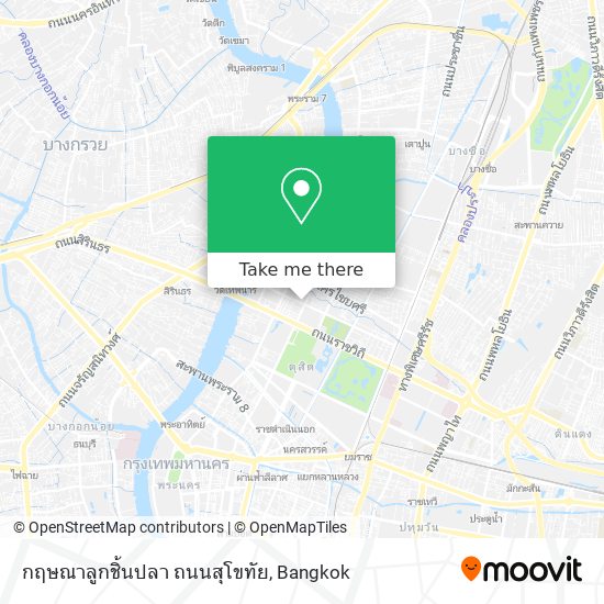 กฤษณาลูกชิ้นปลา ถนนสุโขทัย map