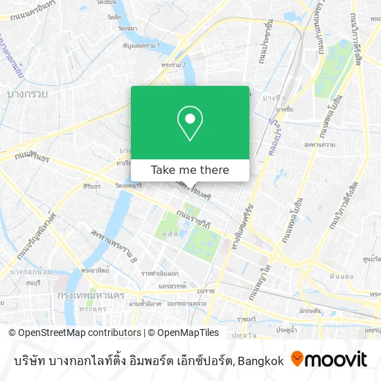 บริษัท บางกอกไลท์ติ้ง อิมพอร์ต เอ็กซ์ปอร์ต map