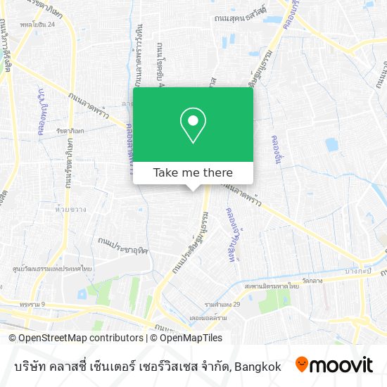 บริษัท คลาสซี่ เซ็นเตอร์ เซอร์วิสเซส จำกัด map