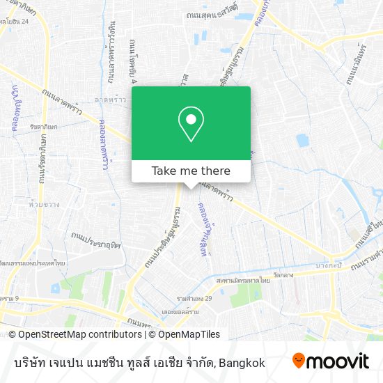 บริษัท เจแปน แมชชีน ทูลส์ เอเชีย จำกัด map