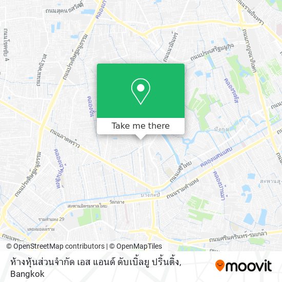 ห้างหุ้นส่วนจำกัด เอส แอนด์ ดับเบิ้ลยู ปริ้นติ้ง map