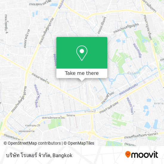 บริษัท โรเตอร์ จำกัด map