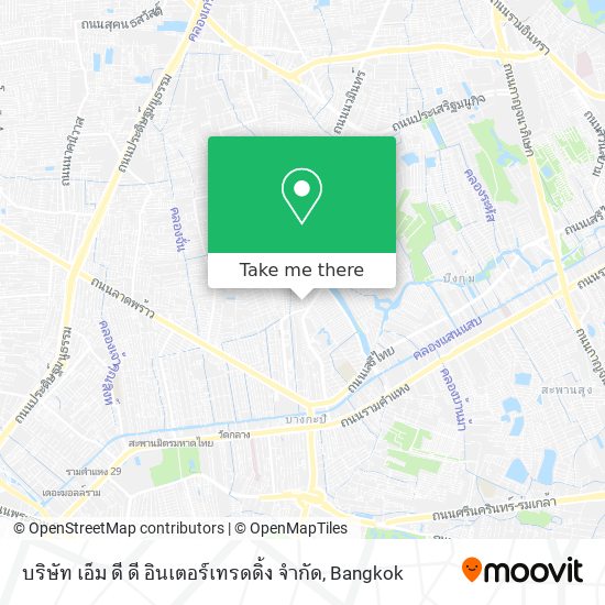 บริษัท เอ็ม ดี ดี อินเตอร์เทรดดิ้ง จำกัด map