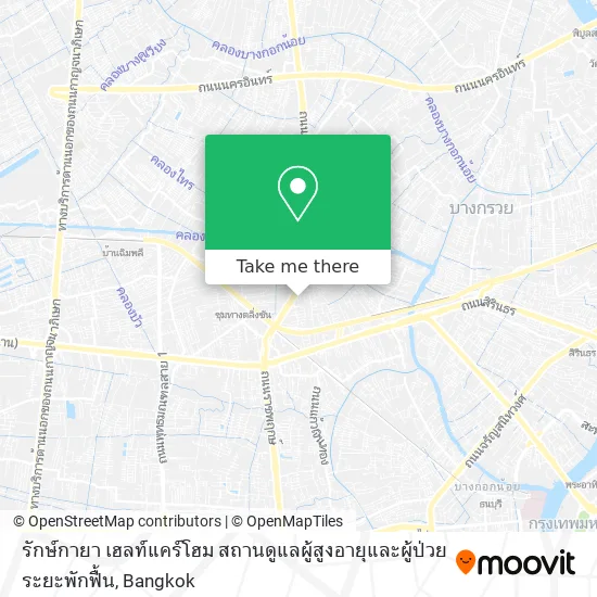 รักษ์กายา เฮลท์แคร์โฮม สถานดูแลผู้สูงอายุและผู้ป่วยระยะพักฟื้น map