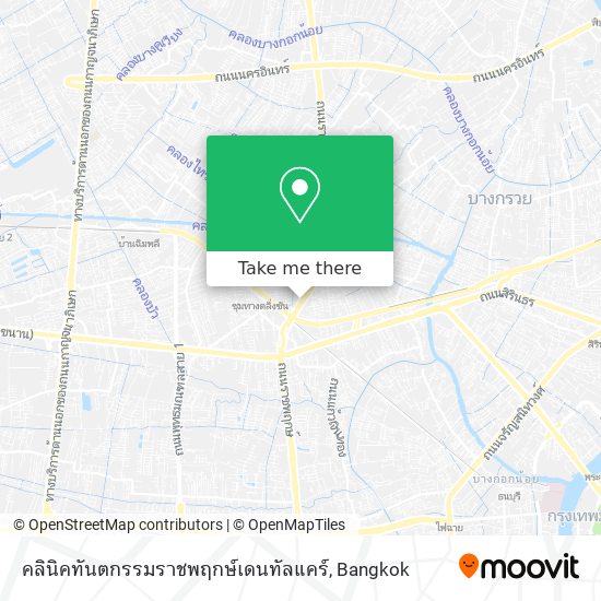 คลินิคทันตกรรมราชพฤกษ์เดนทัลแคร์ map
