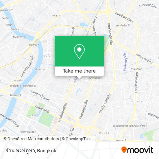 ร้าน พงษ์ภูษา map