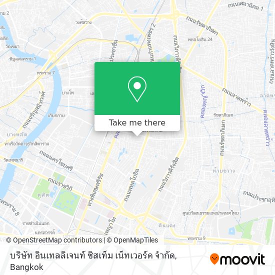 บริษัท อินเทลลิเจนท์ ซิสเท็ม เน็ทเวอร์ค จำกัด map