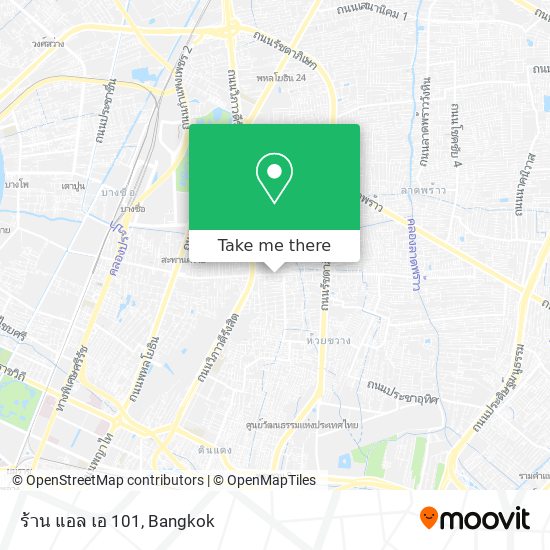 ร้าน แอล เอ 101 map