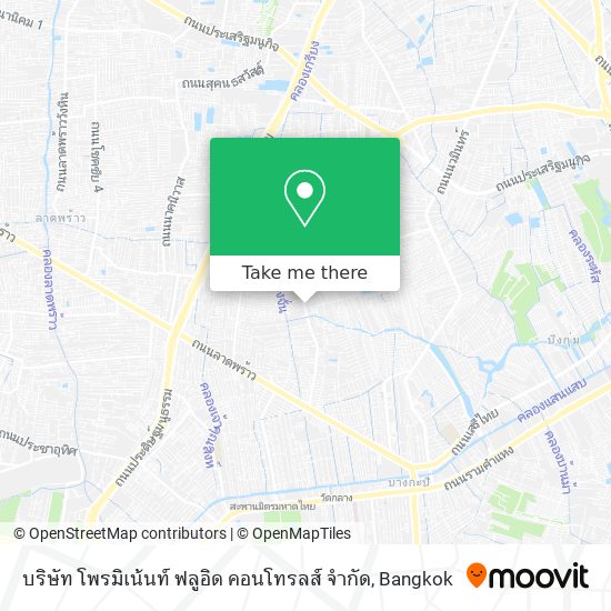 บริษัท โพรมิเน้นท์ ฟลูอิด คอนโทรลส์ จำกัด map