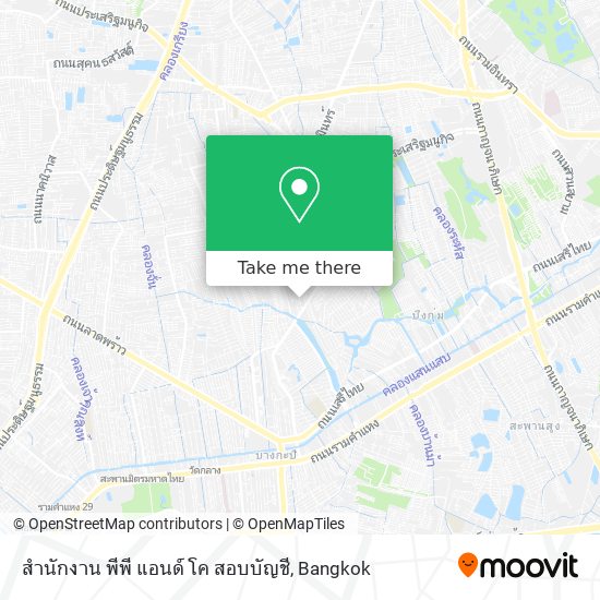 สำนักงาน พีพี แอนด์ โค สอบบัญชี map