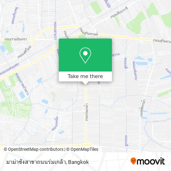 มาม่าซังสาขาถนนร่มเกล้า map
