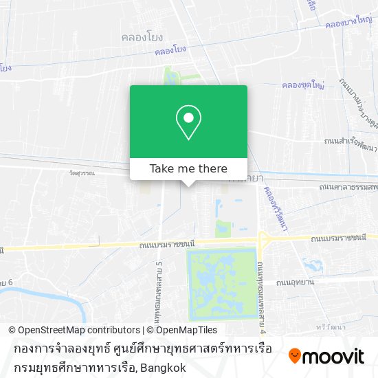 กองการจำลองยุทธ์ ศูนย์ศึกษายุทธศาสตร์ทหารเรือ กรมยุทธศึกษาทหารเรือ map