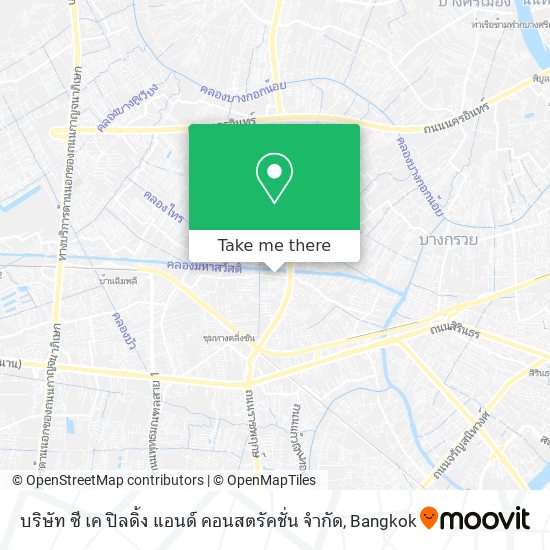 บริษัท ซี เค ปิลดิ้ง แอนด์ คอนสตรัคชั่น จำกัด map